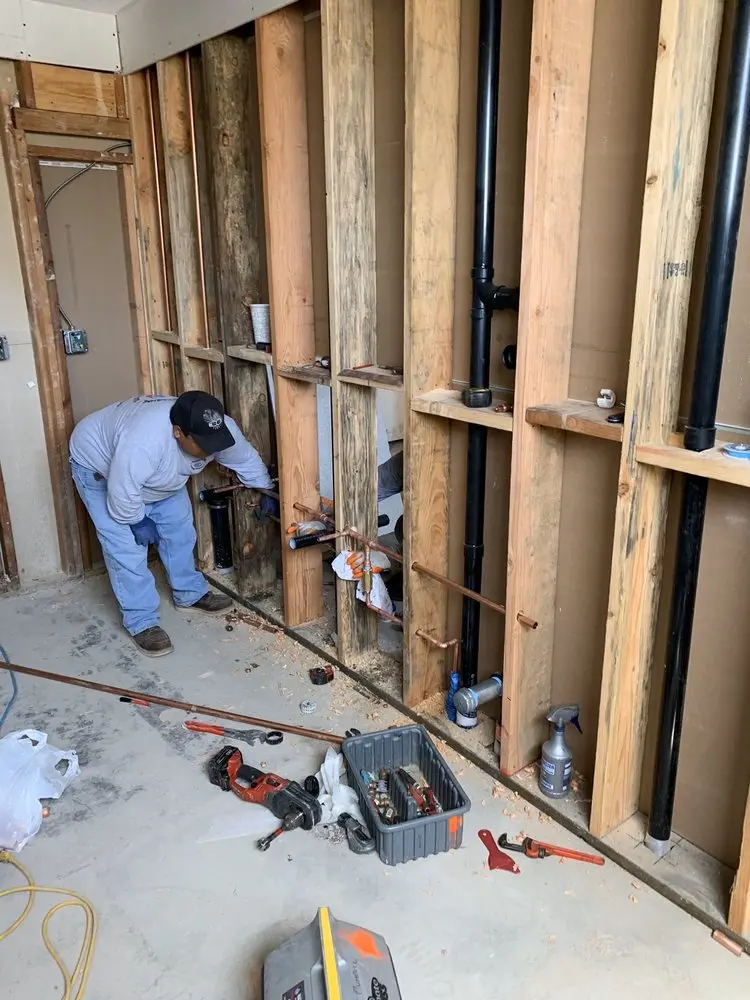 Commercial rough-in plumbing for Gas Line Repair in Lost Lake